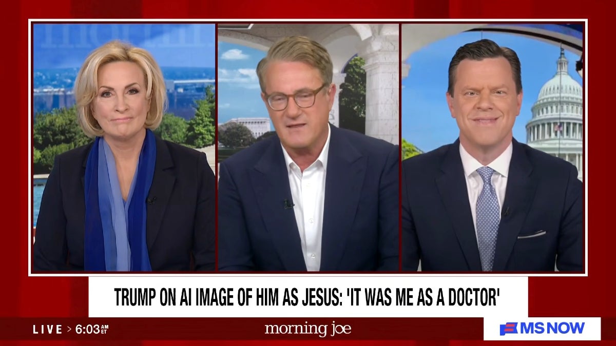 'Morning Joe': Jesus Image Marks Rare Time Trump Knows He 'Screwed Up' | Video
