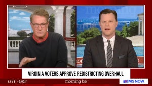 Joe Scarborough and Willie Geist co-host the April 22, 2026 edition of "Morning Joe" (MS NOW)