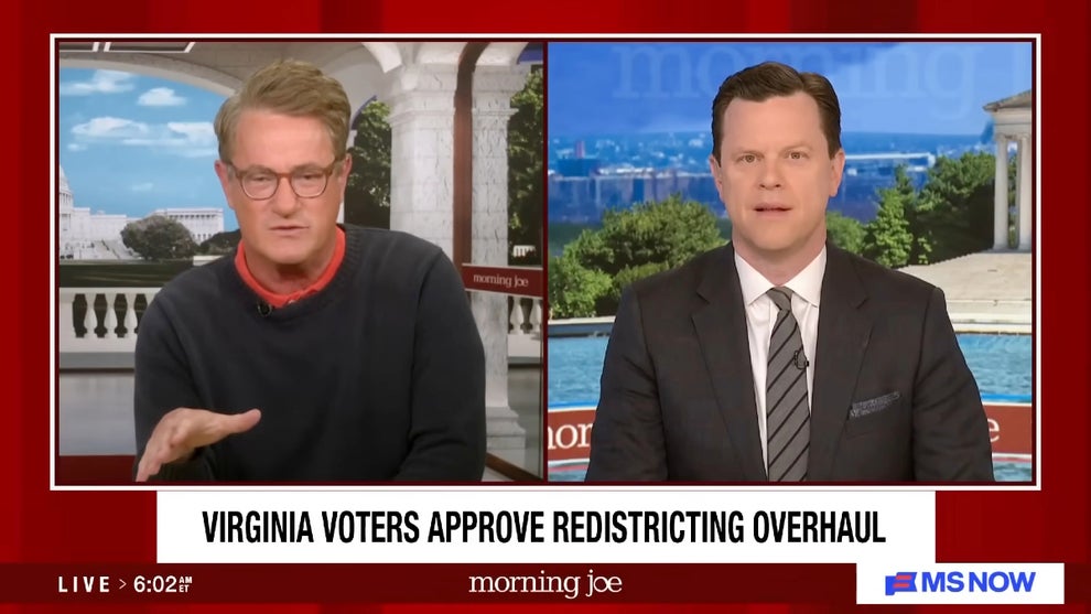 Joe Scarborough and Willie Geist co-host the April 22, 2026 edition of "Morning Joe" (MS NOW)