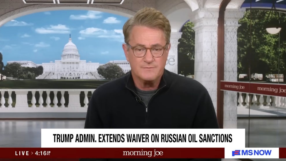 Joe Scarborough hosts the April 20, 2026 edition of "Morning Joe" (MS NOW)