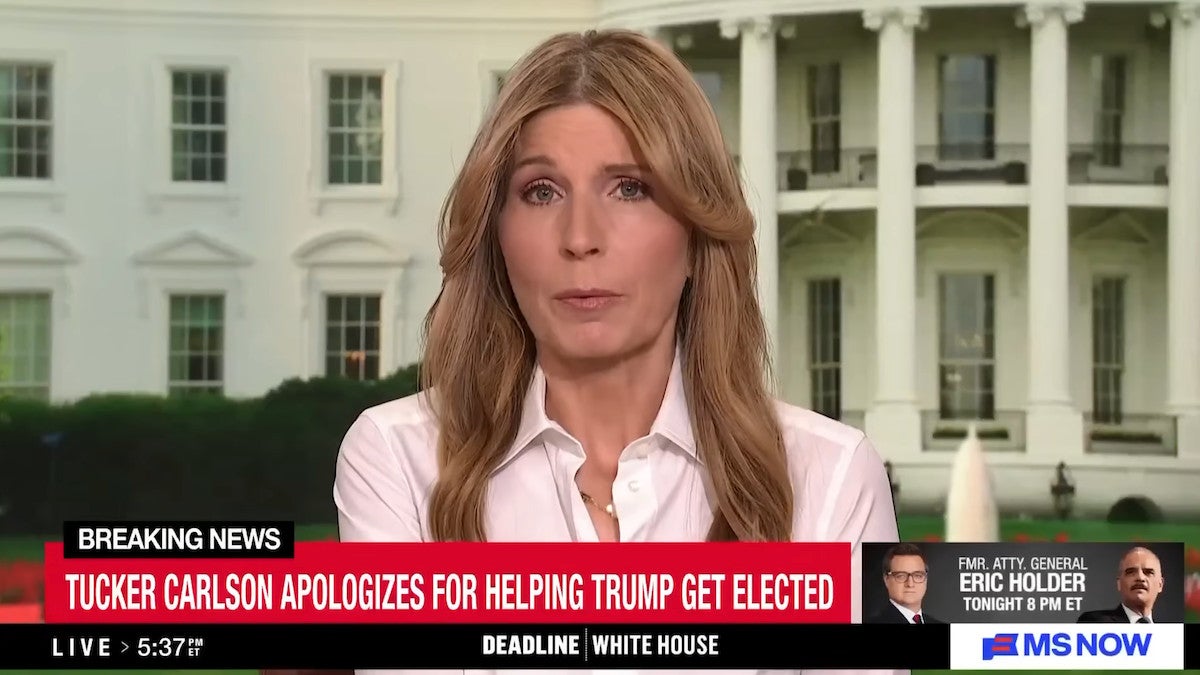 Nicolle Wallace Rips Into Tucker Carlson’s Apology for Trump: ‘I Don’t Believe You’ | Video