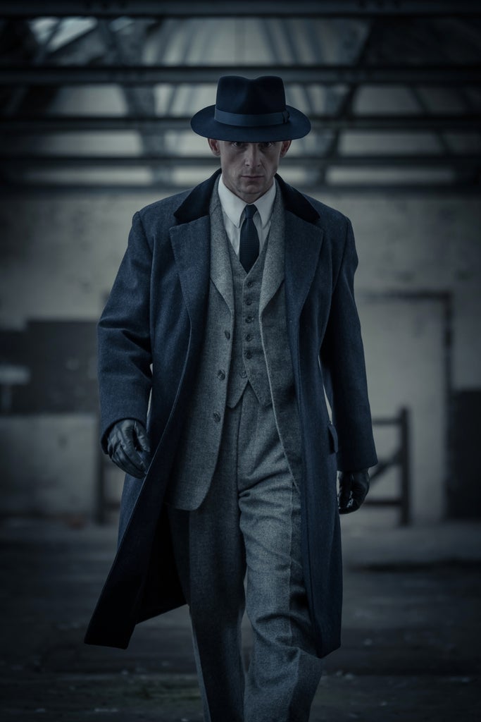 Jamie Bell as Duke Shelby in new "Peaky Blinders" spinoff (Credit: Netflix)