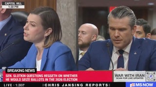 Pete Hegseth and Democratic Senator Tussle Over Sending Military to Polls in Fiery Spat: ‘Dude, Just Answer!’ | Video