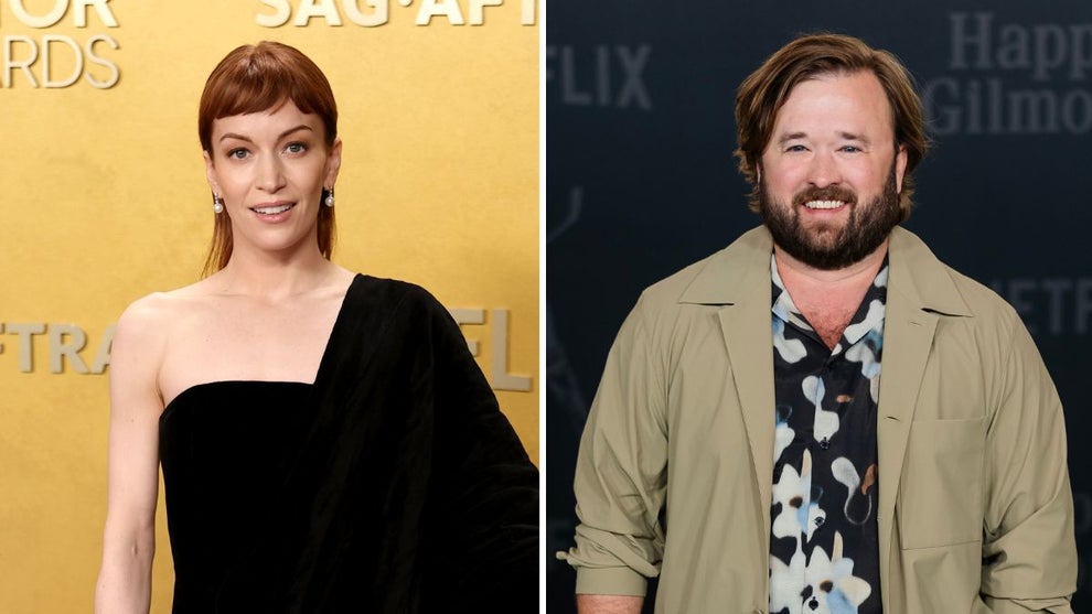 Britt Lower (Credit: Neilson Barnard/Getty Images) and Haley Joel Osment (Credit: TheStewartofNY/Getty Images)