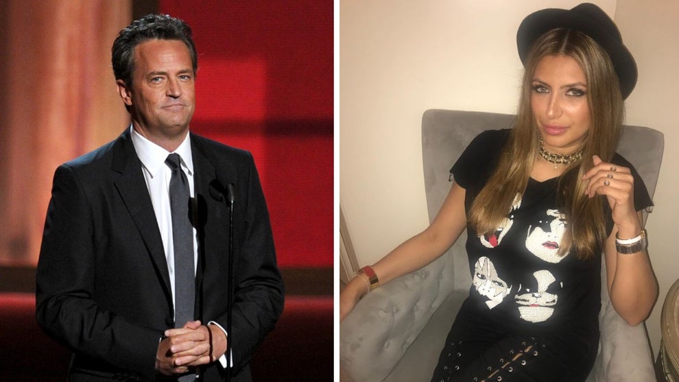 Matthew Perry (Credit: Kevin Winter/Getty Images) and Jasveen Sangha (Credit: Instagram/Jasveen_s)