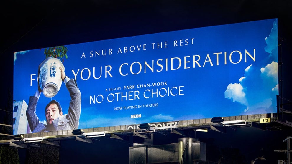 "No Other Choice" Billboard (Credit: Courtesy of Neon)