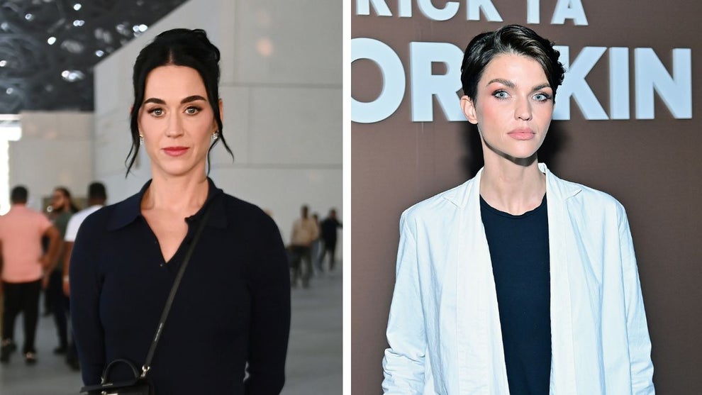 Katy Perry (Credit: Dave Benett/Getty Images for Experience Abu Dhabi) and Ruby Rose (Credit: Stefanie Keenan/Getty Images)