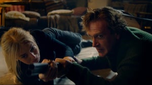 Samara Weaving Jason Segel Over Your Dead Body IFC