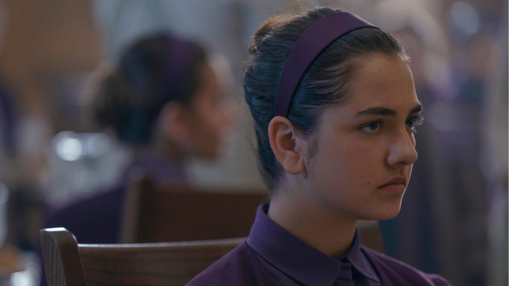 Mattea Conforti as Becka in "The Testaments" Season 1 (Hulu)