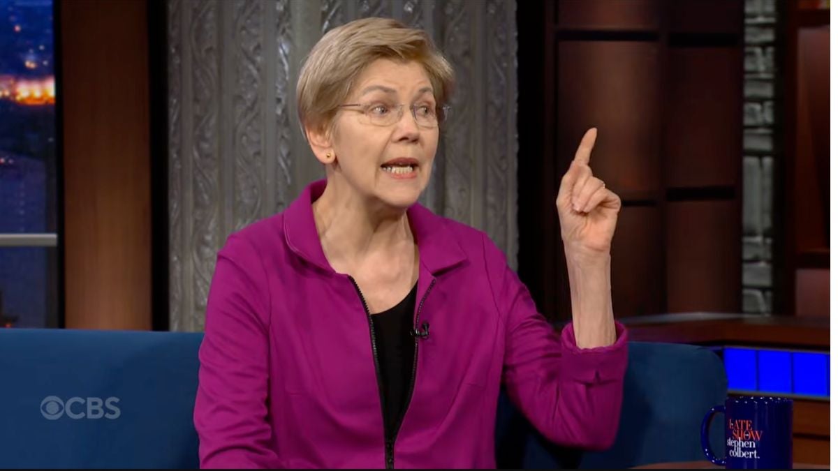 Elizabeth Warren Ridicules Republicans for Being So Ashamed of Trump