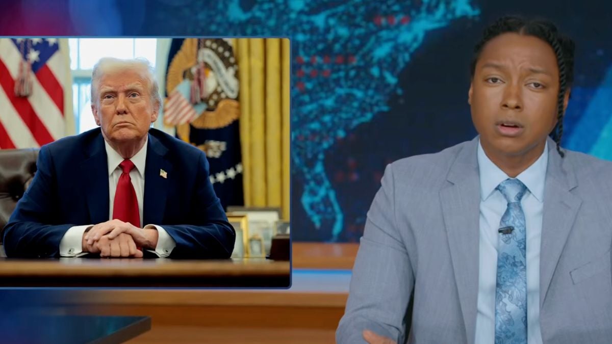 ‘The Daily Show’ Roasts Republicans for Making Trump ‘Sound Like an Indoor Cat’ With Their Pro-Ballroom Defense | Video