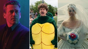 Left to right: “Your Friends and Neighbors" Season 2 (Apple TV), “Pizza Movie” (Disney/Brett Roedel) and “Wuthering Heights” (Warner Bros. Pictures.)