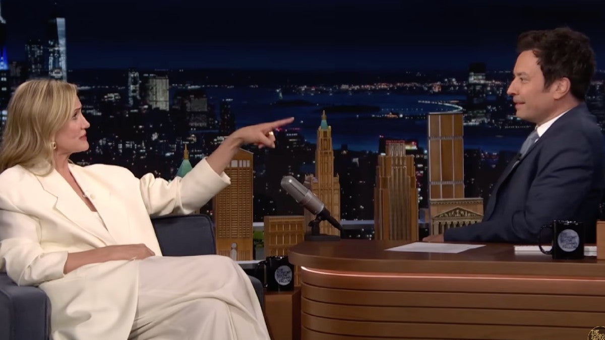 Cameron Diaz Scolds Jimmy Fallon After Audience Reminder That Her ‘Shrek’ Character Is a Queen: ‘You Will Address Me as Such!’ | Video