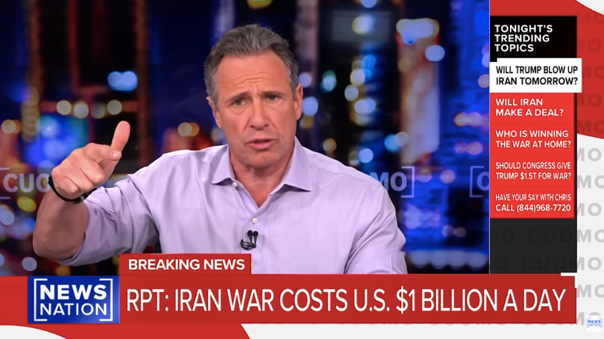 Chris Cuomo Admits He Sometimes Fakes Outrage – but the Anger Over Iran War Is Real: ‘Why Are We in This Position? | Video