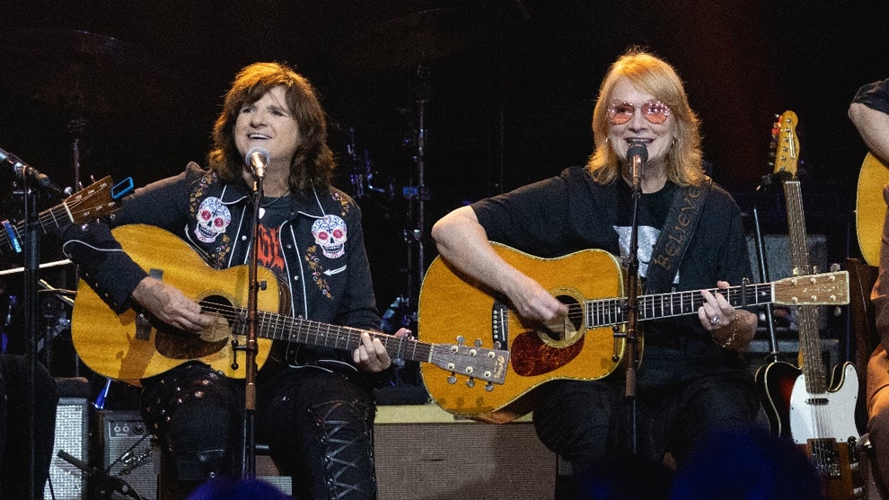 Amy Ray and Emily Saliers of Indigo Girls perform onstage during "Austin City Limits Celebrates 50 Years: A Special Anniversary Taping" of the long-running music series "Austin City Limits" at ACL Live on November 21, 2024 in Austin, Texas
