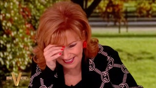 ‘The View’: Hugh Jackman Steals Joy Behar’s Cue Card to Try and Ask Her Intended Question After She Gets Flustered