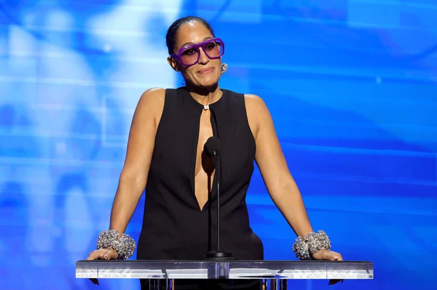 Ross wearing Emmanuelle Khanh 1997 frames at the NAACP Image Awards in 2023. Source: Getty