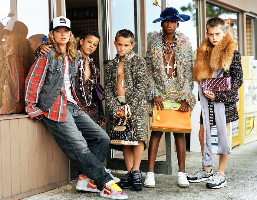 Kate Moss and friends, Miami, Florida, 2003. Source: Bruce Weber courtesy of Fahey/Klein Gallery, Los Angeles