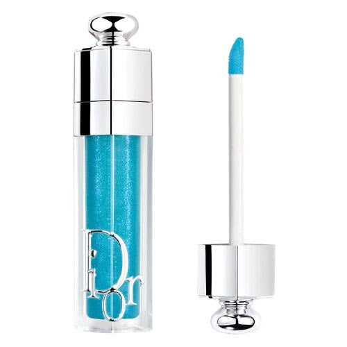 Dior Lip Addict Maximizer gloss in "Cerulean" blue. Source: Dior
