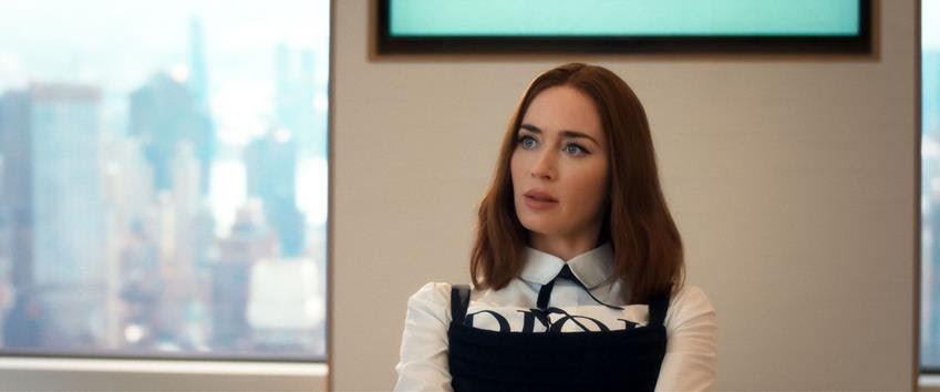 Emily Blunt as Emily Charlton, working at Dior in "The Devil Wears Prada 2." Source: 20th Century Studios