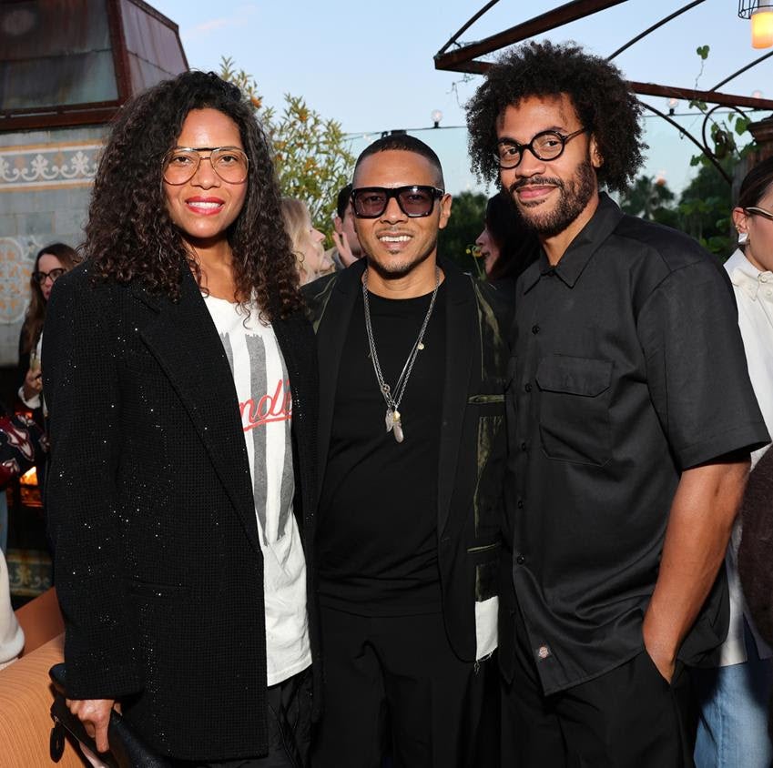 Monica and Leonardo Lawson, Charles Harbison. Source: Getty