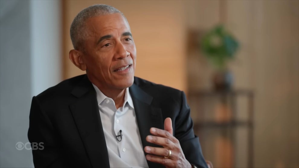 Former U.S. President Barack Obama appears as a guest on the May 5, 2026 edition of "The Late Show With Stephen Colbert" (CBS)