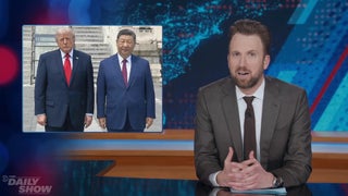 ‘The Daily Show’ Reacts to Clip of Trump After China Summit: ‘What Happened in There?’ | Video