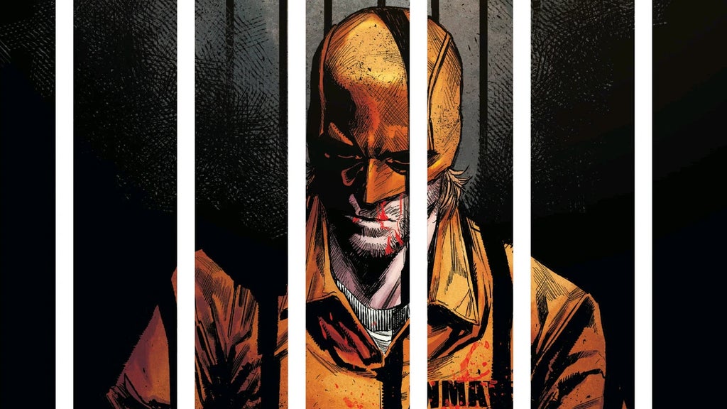 Marco Checchetto's cover of "Daredevil #25" (Marvel Comics)