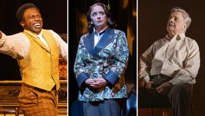 Joshua Henry in "Ragtime," Rachel Dratch in "The Rocky Horror Show" and Nathan Lane "Death of a Salesman" (Matthew Murphy/Joan Marcus/Emilio Madrid)