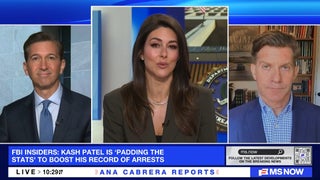 Kash Patel’s ‘Basically Bogus’ FBI Stats Fact Checked Live on MS NOW: ‘Gaming the System’