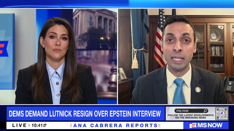 Erielle Reshef and Suhas Subramanyam appear on the May 15, 2026 edition of "Ana Cabrera Reports" (MS NOW)