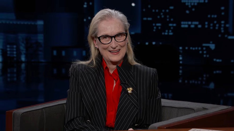 Meryl Streep appears as a guest on the April 30, 2026 edition of "Jimmy Kimmel Live!" (ABC)