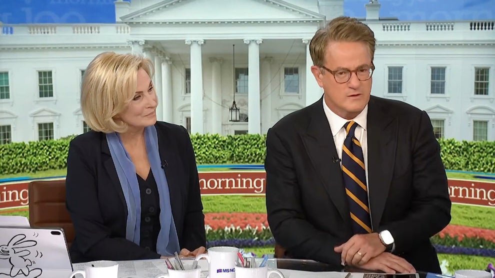 Mika Brzezinski and Joe Scarborough host the May 11, 2026 edition of "Morning Joe" (MS NOW)