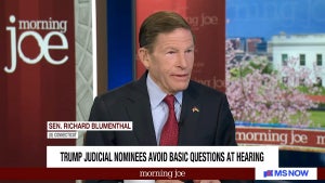 Senator Richard Blumenthal appears as a guest on the May 4, 2026 edition of "Morning Joe" (MS NOW)