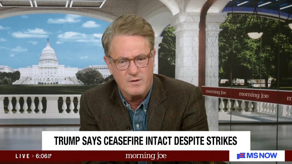 Joe Scarborough hosts the May 8, 2026 edition of "Morning Joe" (MS NOW)