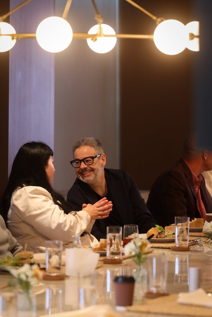 Sulinna Ong, Global Head of Editorial, Spotify and Isaac Lee, Chairman and CEO, HYBE America