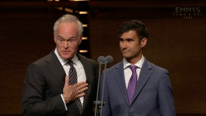 Scott Pelley and Santiago Campos at the News Emmys (Emmys/YouTube)