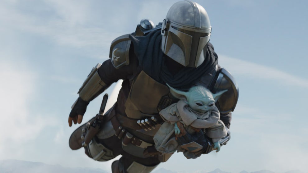 Pedro Pascal and Grogu in 'The Mandalorian and Grogu' (LucasFilm)