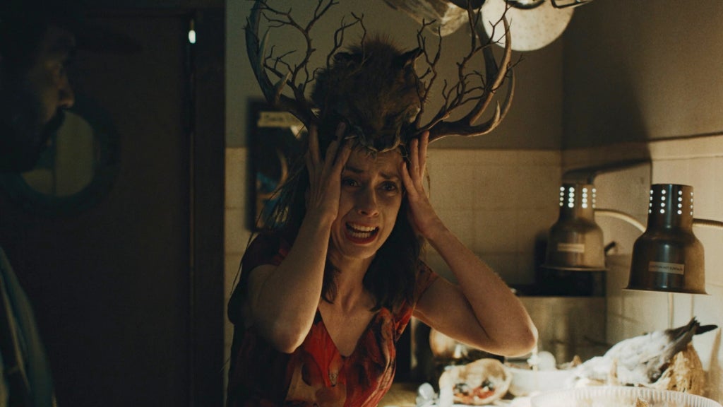 Kevin Carroll and Kate O'Flynn in "Widow's Bay" Episode 4 (Apple TV)