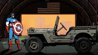 America250: Captain America Gets His Very Own Jeep Ahead of July 4th Festivities | Video