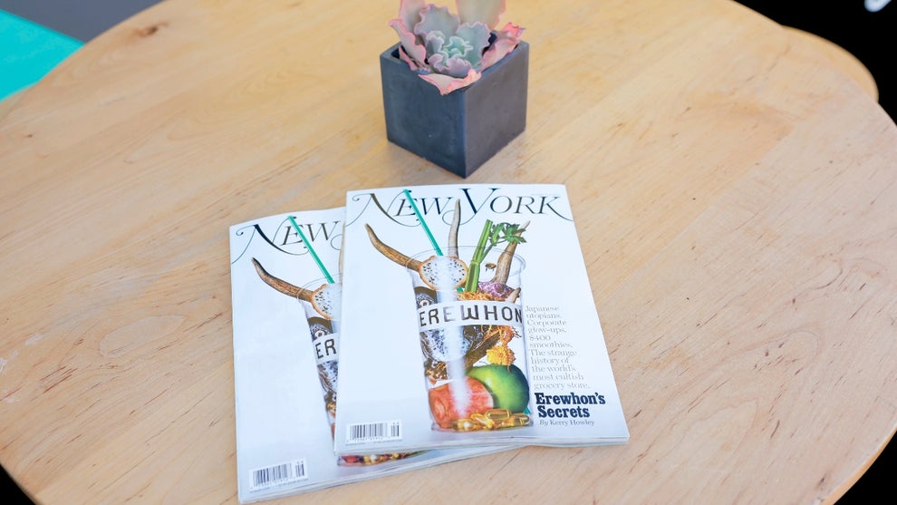 New York Magazine issues are displayed during New York Magazine's Vulture Festival LA at Goya Studios on November 11, 2023 in Los Angeles, California
