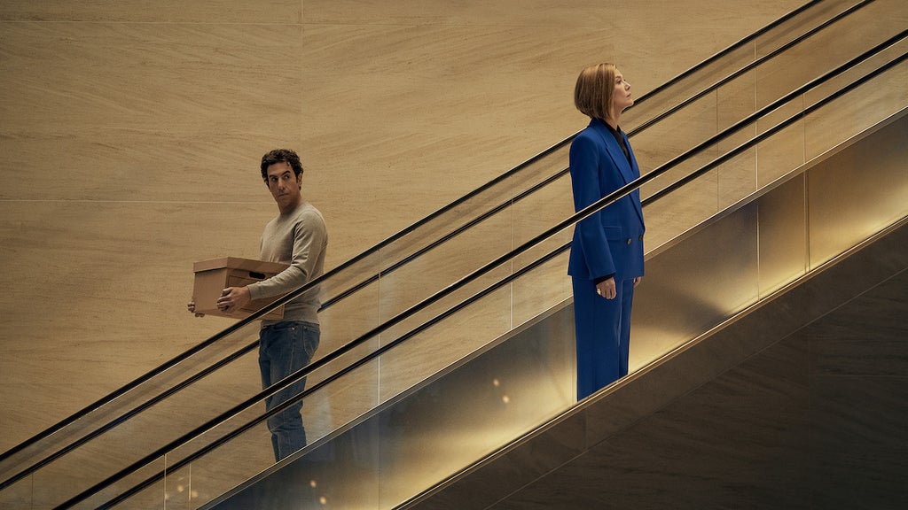 Sacha Baron Cohen and Rosamund Pike star in "Ladies Night"