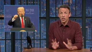 Seth Meyers Stresses to Trump That 5 Doctors for One Cognitive Test Is Not Good | Video