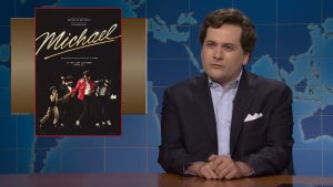 "SNL" star Jeremy Culhane impersonates Tucker Carlson for a Weekend Update segment
