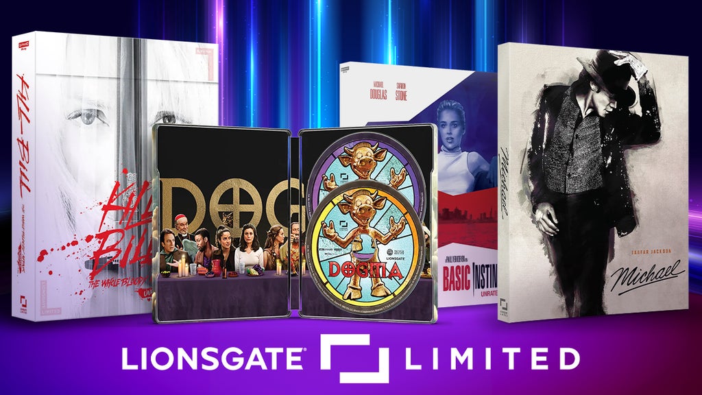 A collage of Blu-Ray covers from Lionsgate Limited.