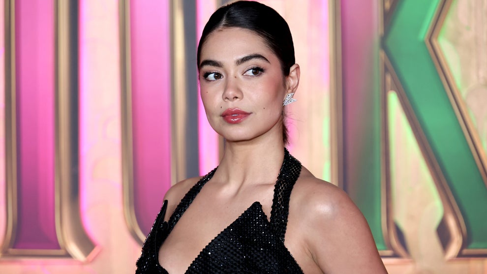 Auliʻi Cravalho at the "Wicked: For Good" New York premiere