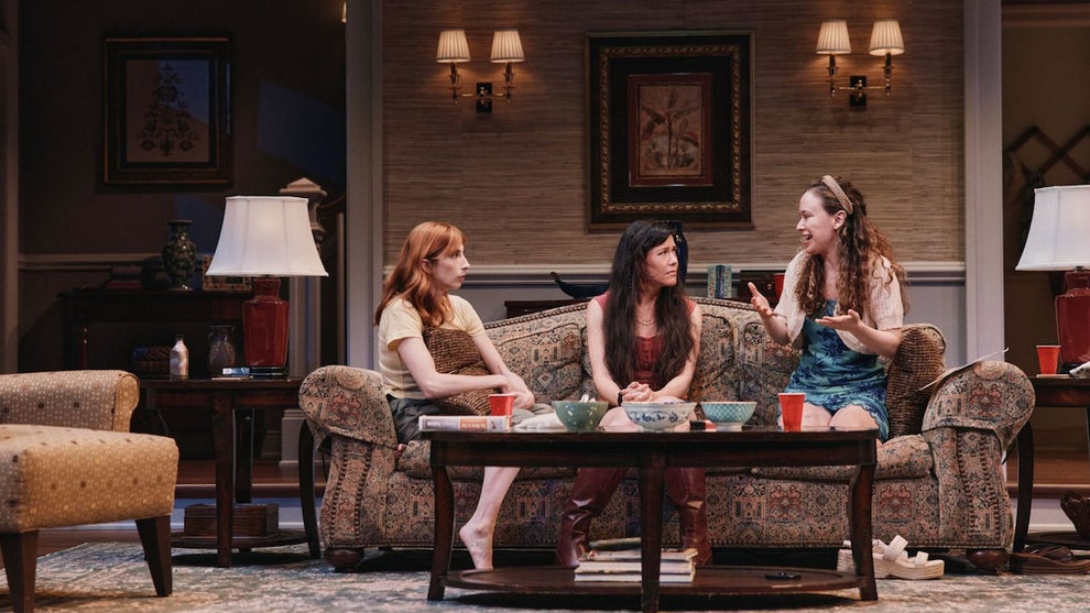Molly Bernard, Zoë Winters and Molly Ranson in MCC Theater's "Birthright" (Emilio Madrid)