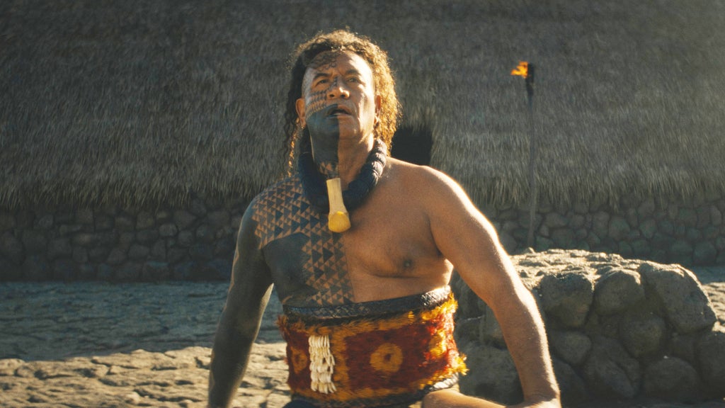 Temuera Morrison as King Kahekili in "Chief of War" (Apple TV)