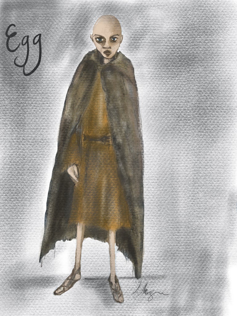Egg costume sketch "A Knight of the Seven Kingdoms"
