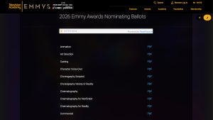 Emmy Awards nominating ballots 2026